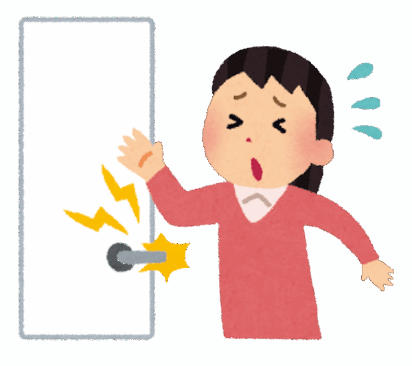 静電気を溜めやすい人の特徴とは⚡？サムネイル