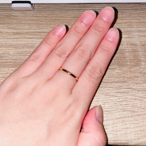 金属アレルギーでも💍サージカルステンレス