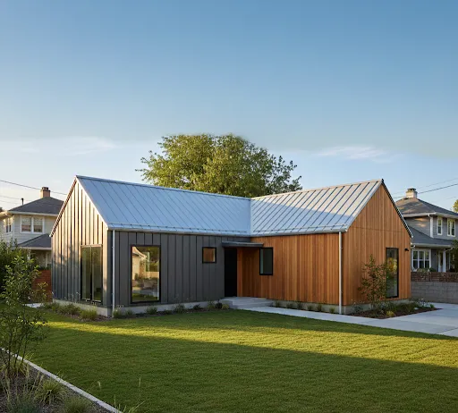 切妻屋根｜最も一般的で施工実績が多い形