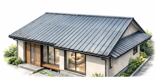 その他の金属屋根（トタンなど）｜定期的な防水対策が必要