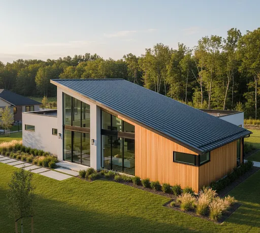 片流れ屋根｜デザイン性が高い一方で雨仕舞に注意が必要