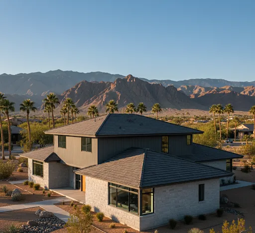 寄棟屋根｜耐風性に優れるが施工が複雑になりやすい