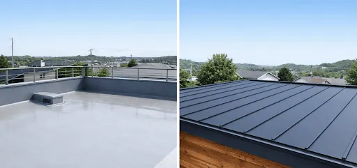 陸屋根の種類｜屋上防水タイプと金属屋根タイプ