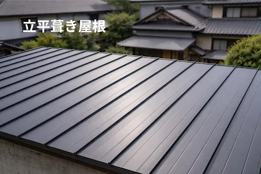 立平葺き屋根