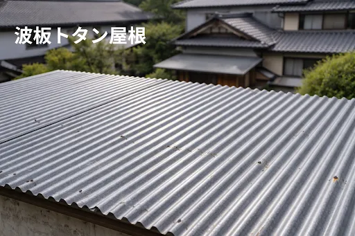 波板トタン屋根