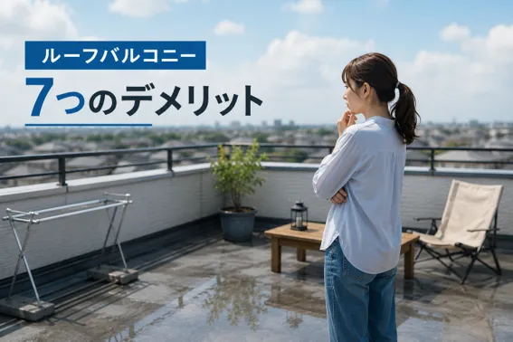 ルーフバルコニーの7つのデメリット｜後悔しやすい理由やトラブル